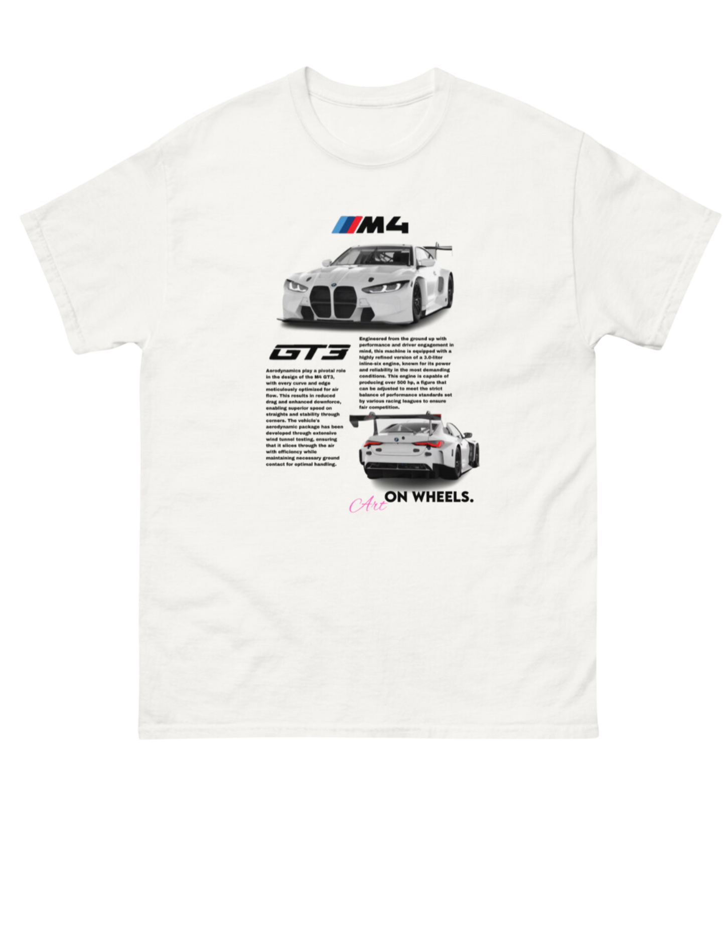 White M4 GT3 T-shirt