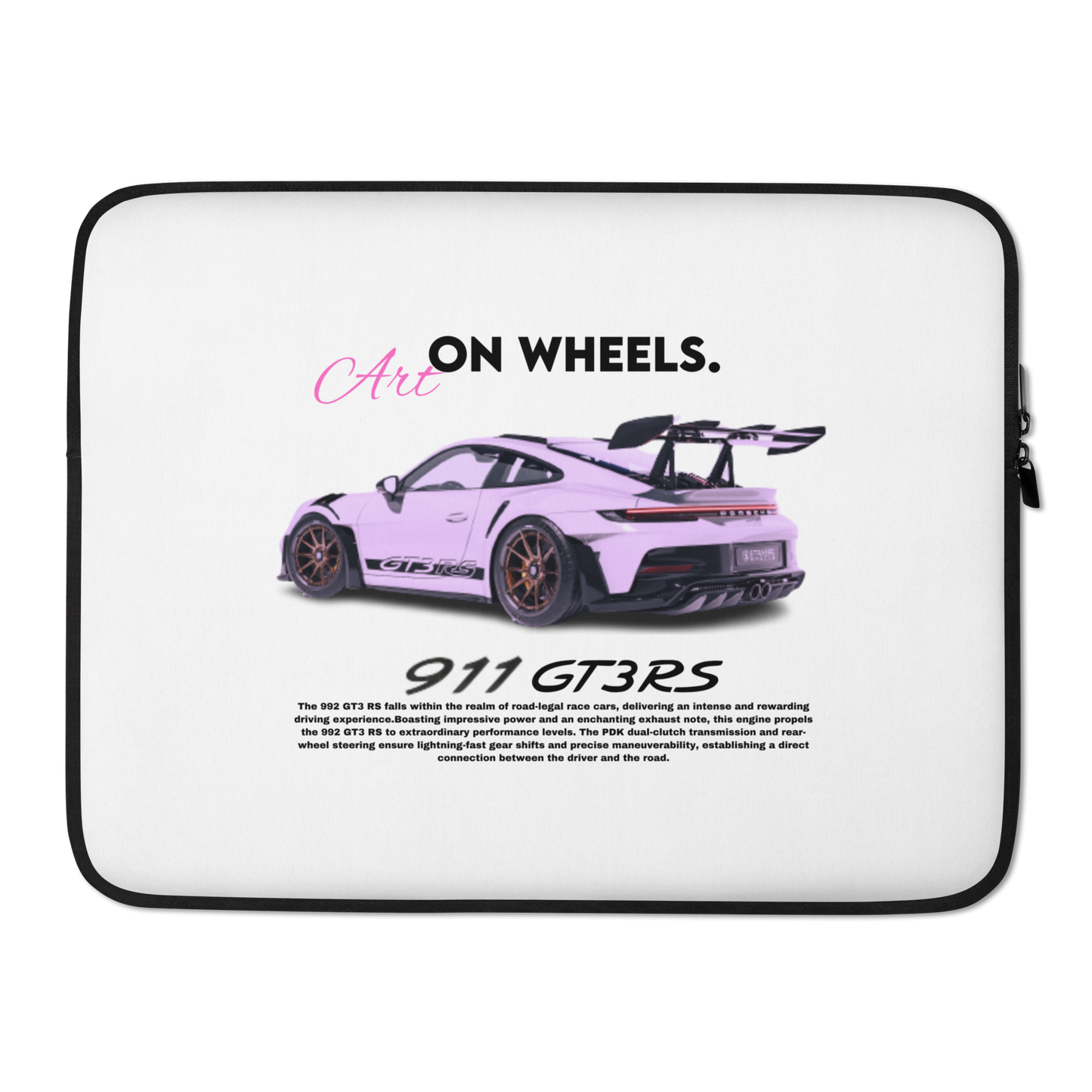 Pink GT3RS Laptop Sleeve