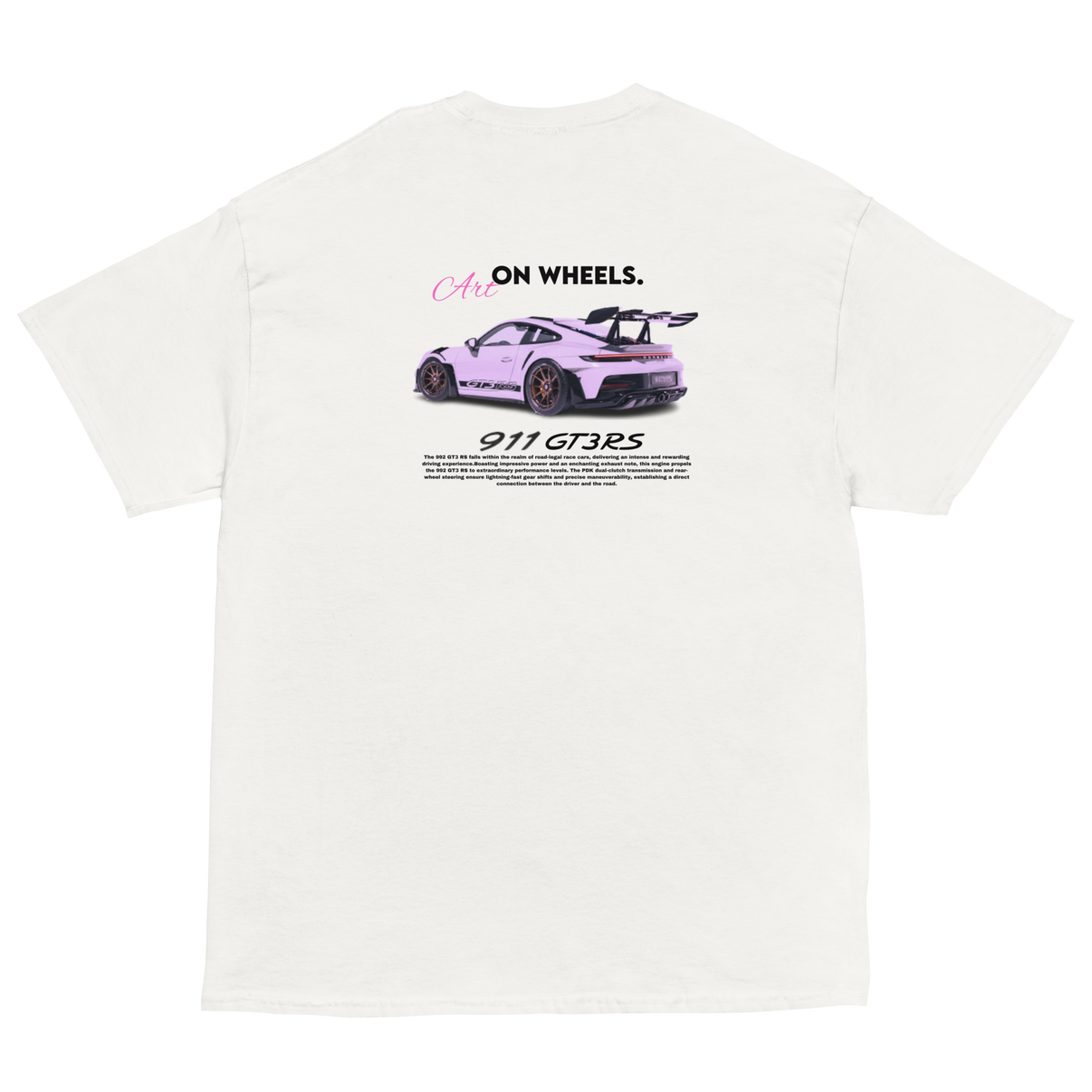 Pink GT3RS t shirt – The Art On Wheels